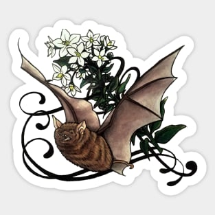 Nightshade Bat Sticker